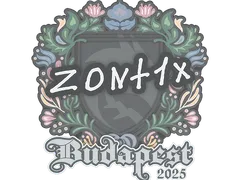 Sticker | zont1x | Budapest 2025