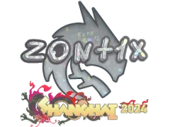 Klistermærke | zont1x (Glitter) | Shanghai 2024