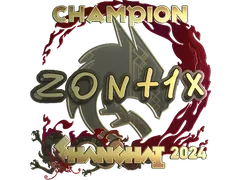 Autocolante | zont1x (Gold, Champion) | Xangai 2024