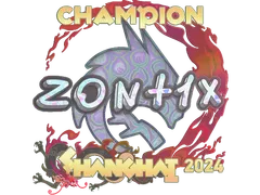 Sticker | zont1x (holographique, champion) | Shanghai 2024