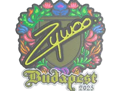 Sticker | ZywOo (Embroidered) | Budapest 2025