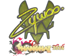 Наліпка | ZywOo (Glitter) | Shanghai 2024