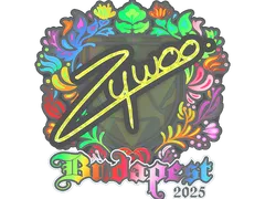 Sticker | ZywOo (Holo) | Budapest 2025