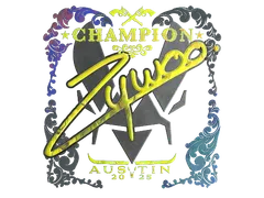 Sticker | ZywOo (Holo, Champion) | Austin 2025