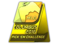 Gold Columbus 2016 Pick'Em Trophy