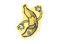 Sealed Graffiti | Banana