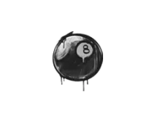 Sealed Graffiti | 8-Ball (Shark White)