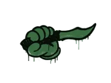 Sealed Graffiti | Backstab (Jungle Green)