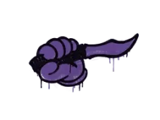 Forseglet graffiti | Backstab (Monsterlilla)