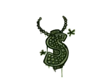 Sealed Graffiti | Bling (Battle Green)