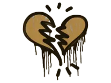 Sealed Graffiti | Broken Heart