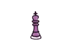 Versiegeltes Graffito | Chess King