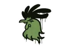 Sealed Graffiti | Cocky (Battle Green)