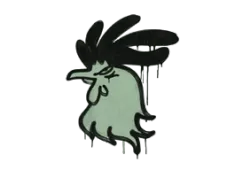 Versiegeltes Graffito | Cocky