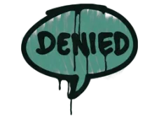 Sealed Graffiti | Denied (Frog Green)