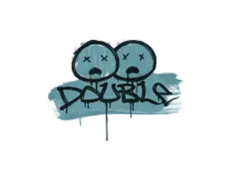 Sealed Graffiti | Double (Wire Blue)