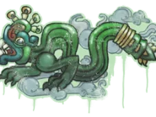 Förseglad graffiti | Fire Serpent