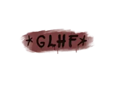 Mühürlü Grafiti | GLHF (Tuğla Kırmızısı)