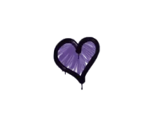 Sealed Graffiti | Heart (Monster Purple)