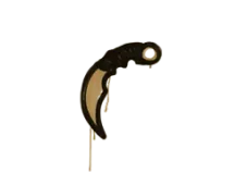 Zalakowane graffiti | Karambit (pustynny bursztyn)