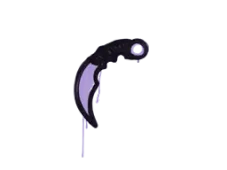 Forseglet graffiti | Karambit (Voldelig violet)