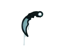 Versiegeltes Graffito | Karambit (Drahtblau)