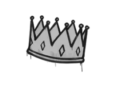 Sealed Graffiti | King Me (Shark White)