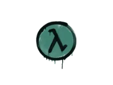 Sealed Graffiti | Lambda (Frog Green)