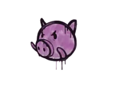 Sealed Graffiti | Piggles (Bazooka Pink)