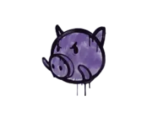 Sealed Graffiti | Piggles (Monster Purple)