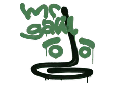 Versiegeltes Graffito | Rückstoß – Galil AR