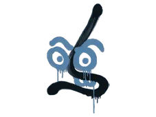 Graffiti scellé | Motif du recul du MP7