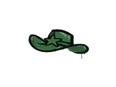 Sealed Graffiti | Sheriff (Jungle Green)