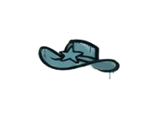 Sealed Graffiti | Sheriff (Wire Blue)