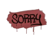 Sealed Graffiti | Sorry (Blood Red)