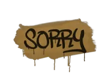 Sealed Graffiti | Sorry (Desert Amber)