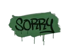 Graffiti scellé | Sorry