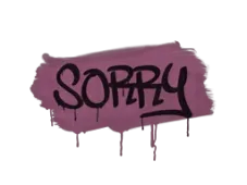 Versiegeltes Graffito | Sorry
