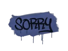 Versiegeltes Graffito | Sorry
