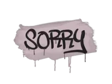 Versiegeltes Graffito | Sorry