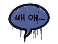 Verzegelde graffiti | Uh Oh