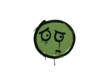 Sealed Graffiti | Worry (Battle Green)