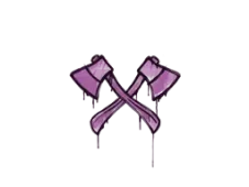 Sealed Graffiti | X-Axes (Bazooka Pink)