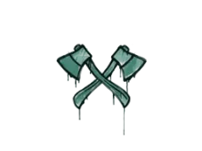 Sealed Graffiti | X-Axes (Frog Green)