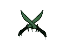 Sealed Graffiti | X-Knives (Jungle Green)