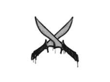 Sealed Graffiti | X-Knives (Shark White)