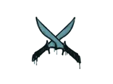Sealed Graffiti | X-Knives (Wire Blue)
