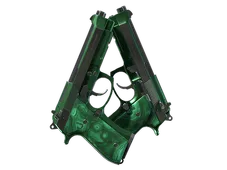 Souvenir Dual Berettas | Polished Malachite