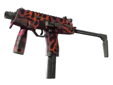 Souvenir MP9 | Ruby Poison Dart (Well-Worn)