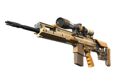 SCAR-20 | Short Ochre (Minimal Wear)